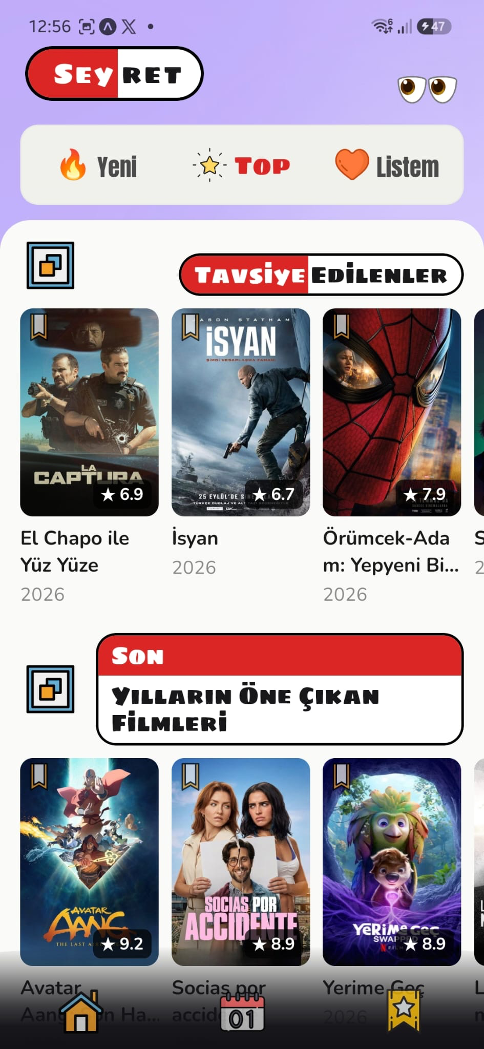 Film detay ekranı